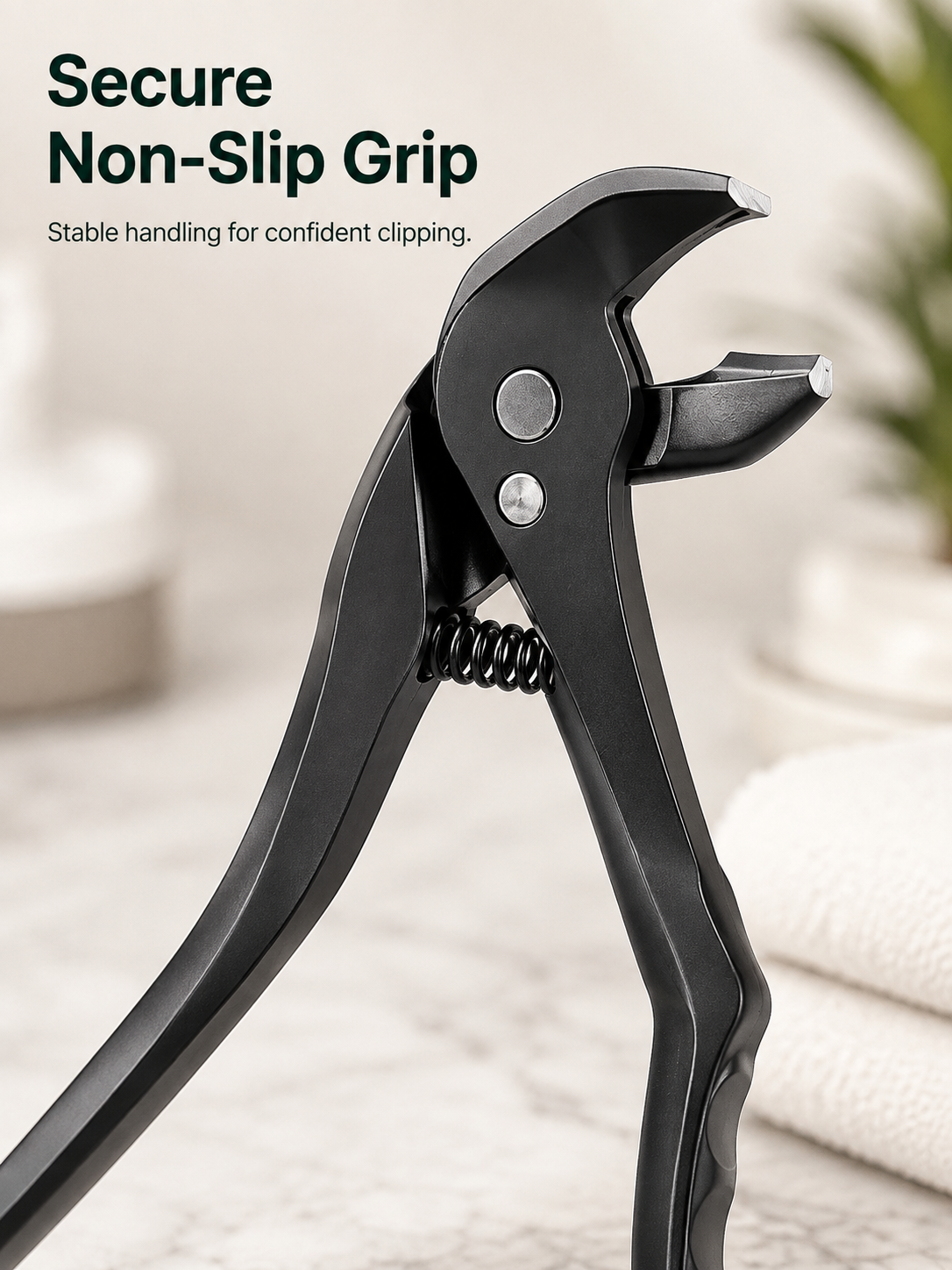 ✂️ Heavy-Duty Wide-Jaw Nail Clipper
