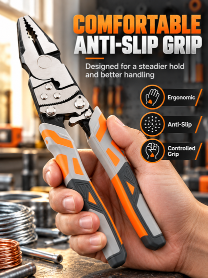 🔧 Self-Locking Ratchet Pliers – Secure Grip, Less Effort