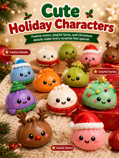 🎁Mini Dumpling Squishy Advent Calendar