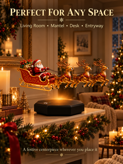 🎄Magnetic Levitation Santa Sleigh Christmas Display