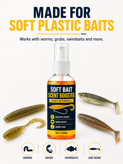 🎣Soft Bait Scent Booster Spray