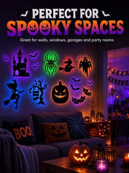 🎃 Halloween Glow Wall Stickers
