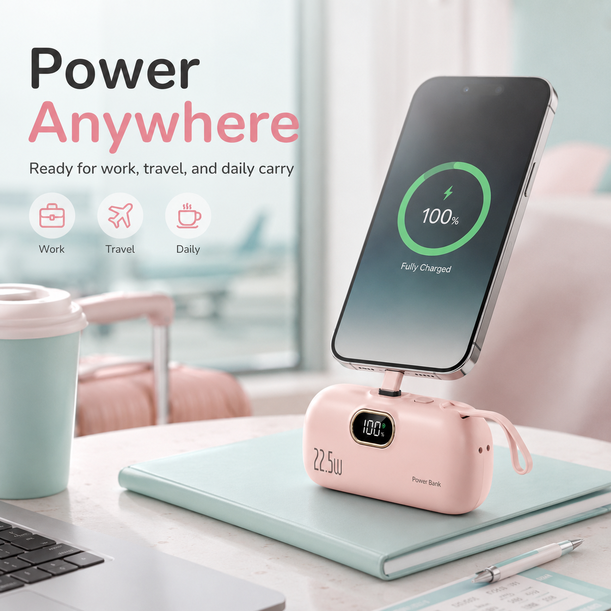 🔋 Mini Direct-Plug Power Bank