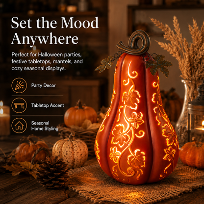 🎃Light-Up Halloween Gourd Decoration