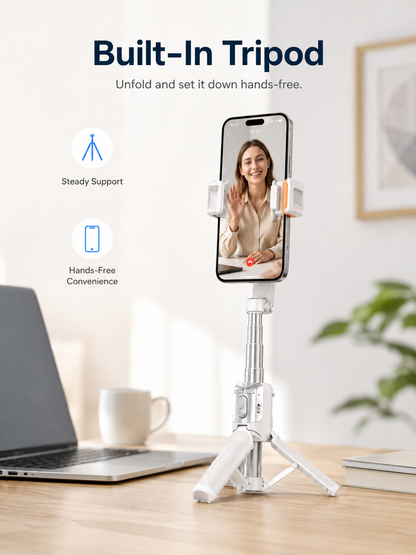 4-in-1 Magnetic Camera Grip &amp; Selfie Tripod