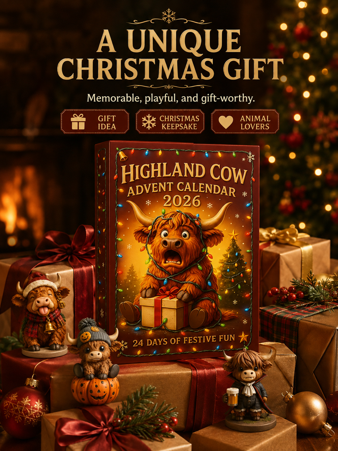🎄🐮Highland Cow Advent Calendar 2026