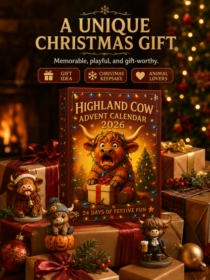 🎄🐮Highland Cow Advent Calendar 2026