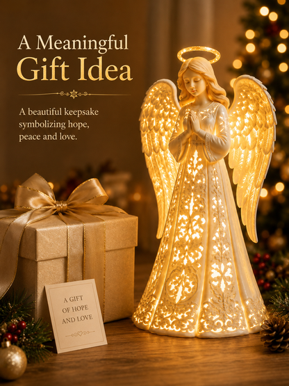 🎁Lighted Christmas Angel Figurine