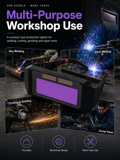 🛡️ Industrial Safety Welding Glasses – Anti-Glare, Impact-Resistant Protective Eyewear for Welders