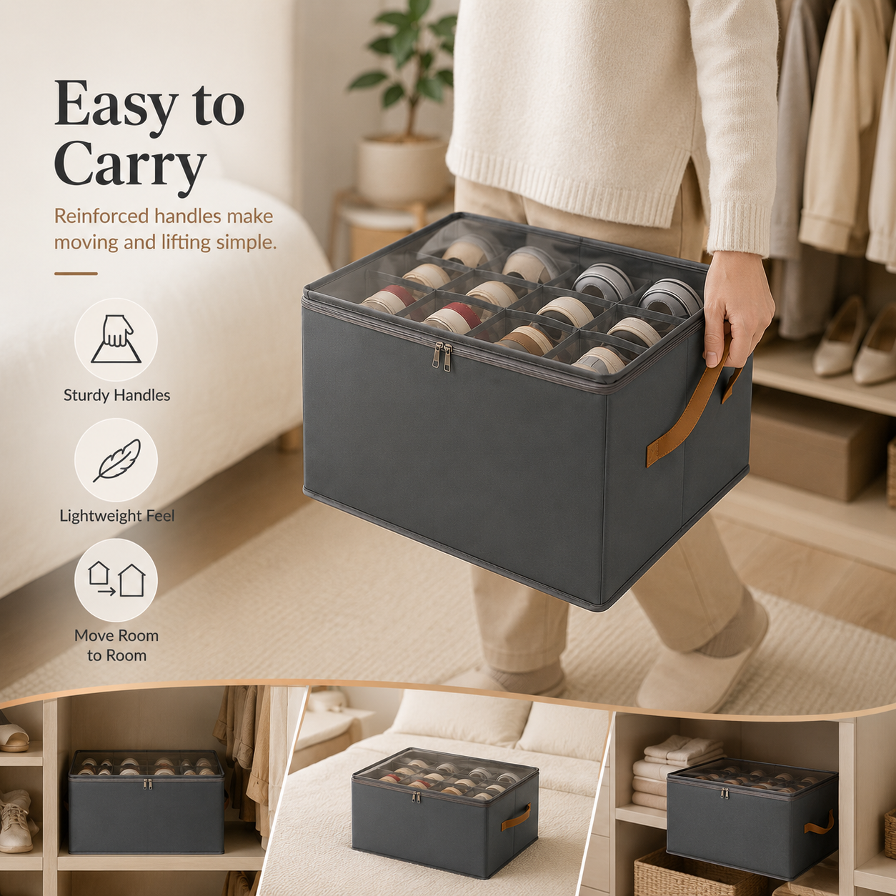👟 Collapsible Shoe Storage Organizer