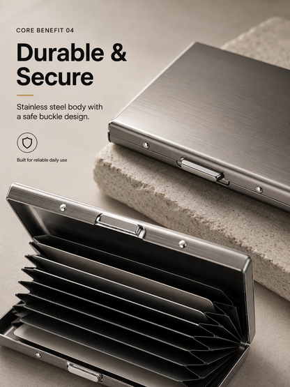 Hot Sale RFID Blocking Metal Card Holder