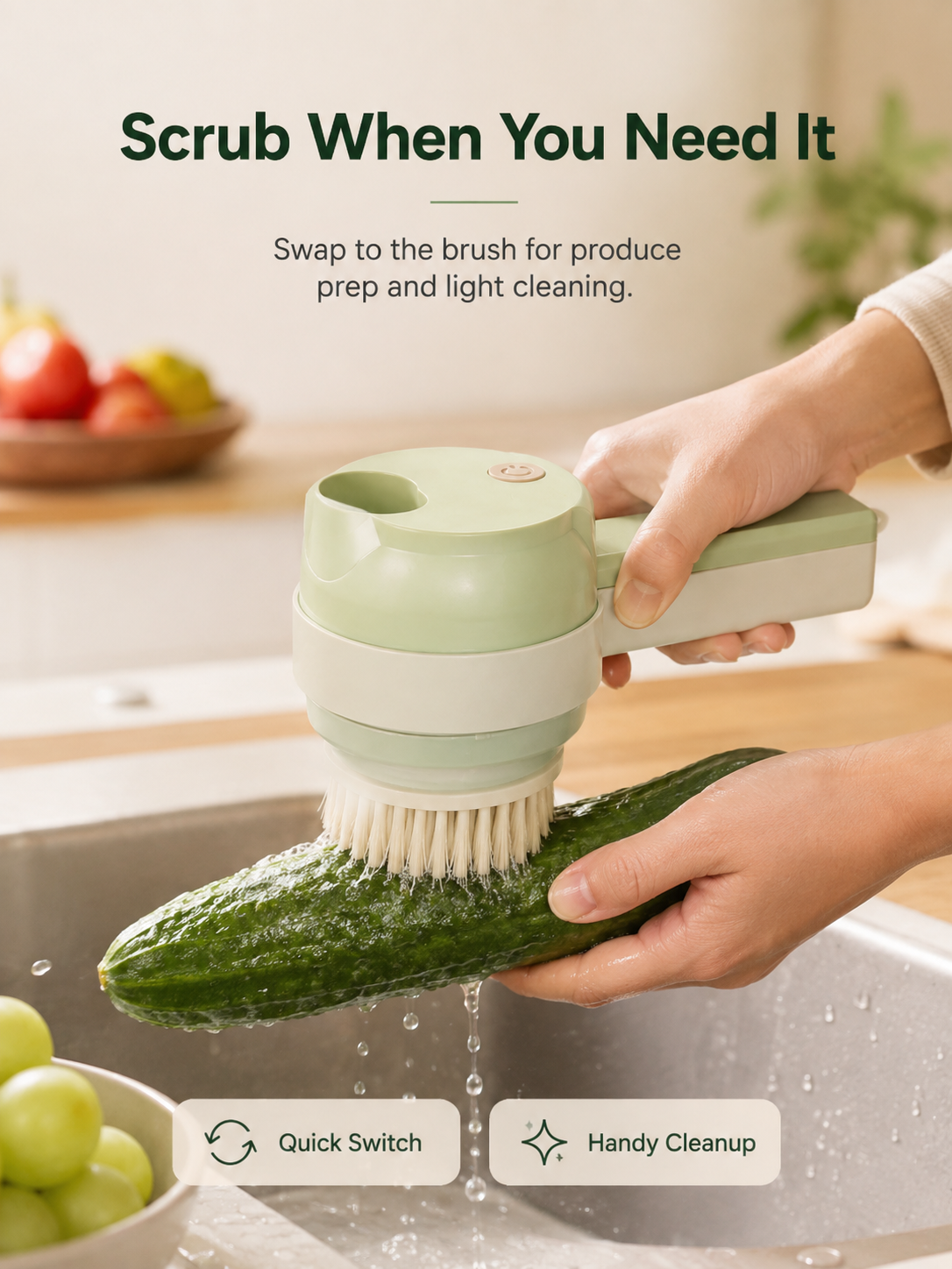 🥗4-in-1 Cordless Electric Vegetable Chopper