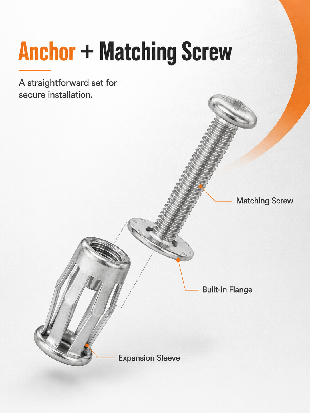 🔧Hollow Wall Expansion Anchor Screw Set