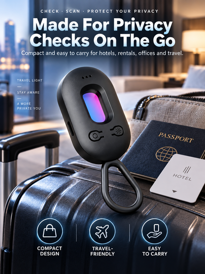🕵️ Portable Hidden Camera Detector – Infrared Anti-Spy Privacy Scanner