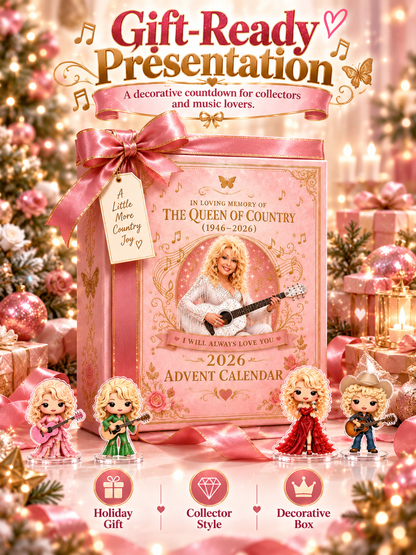 🎤💖 Dolly Advent Calendar — 24 Days of Country Glam & Collectible Surprises!