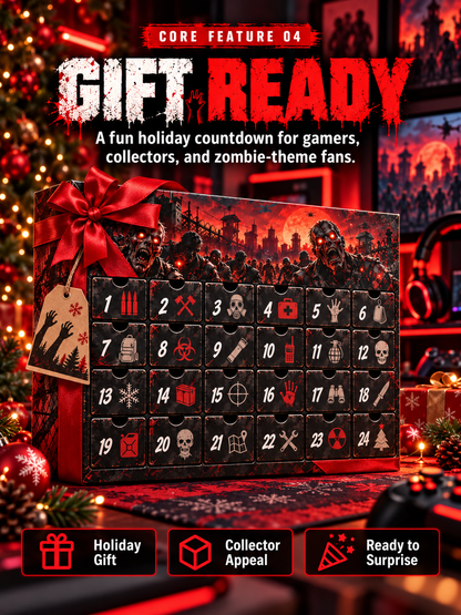 🧟 24-Day Zombie Tactical Collectibles Advent Calendar