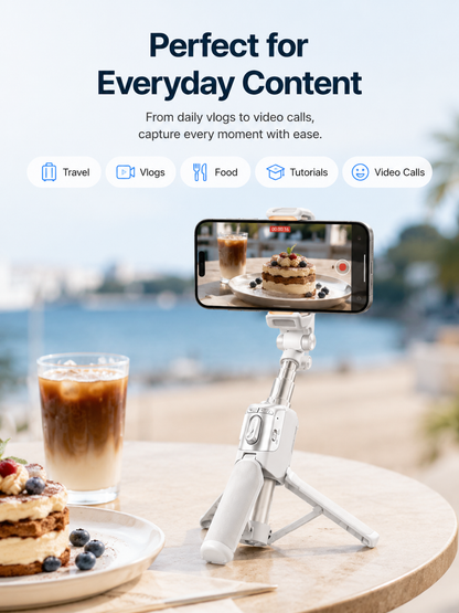 4-in-1 Magnetic Camera Grip &amp; Selfie Tripod