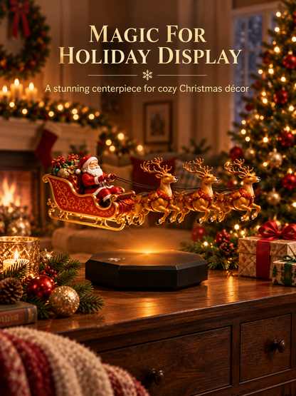 🎄Magnetic Levitation Santa Sleigh Christmas Display