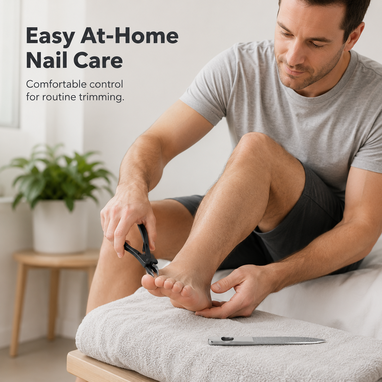 ✂️ Heavy-Duty Wide-Jaw Nail Clipper