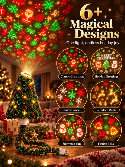 🎄 Cozy Christmas Tree LED Lamp – Festive Holiday Decorative Light