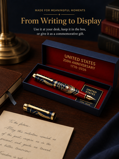 America 250th Anniversary Commemorative Pen Gift Set