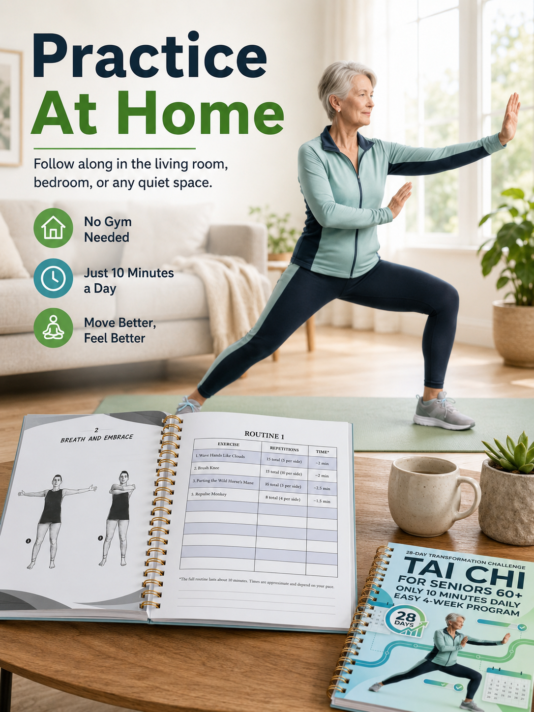 📅Tai Chi for Seniors 60+ Practice Guide