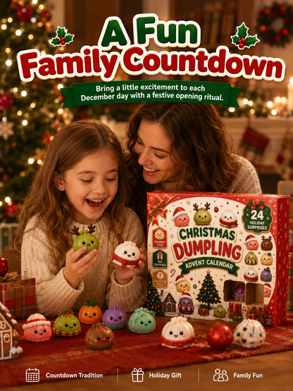 🎁Mini Dumpling Squishy Advent Calendar