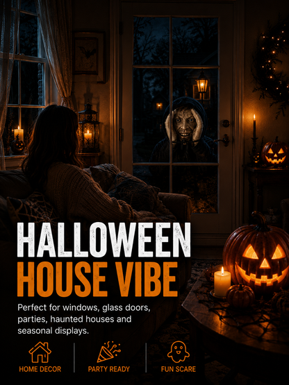 🎃Creepy Peeking Face Window Decoration