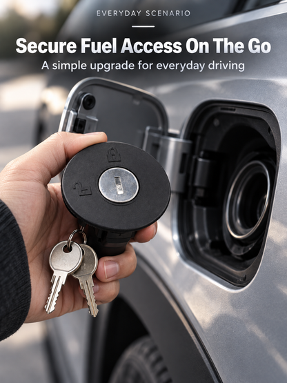 🔐 Locking Fuel Tank Cap with 2 Keys – Replacement Part 8U5Z-9C268-B