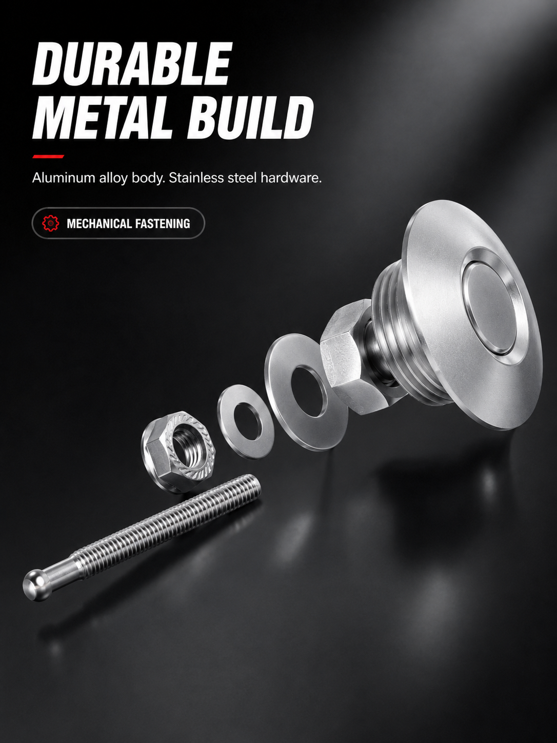 ⚙️Push-Button Quick-Release Hood Latch