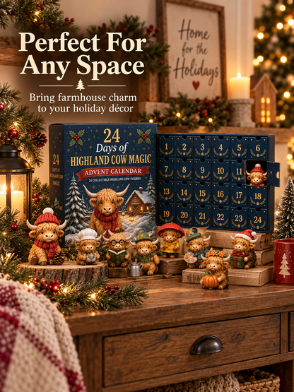🎁24-Day Highland Cow Advent Calendar