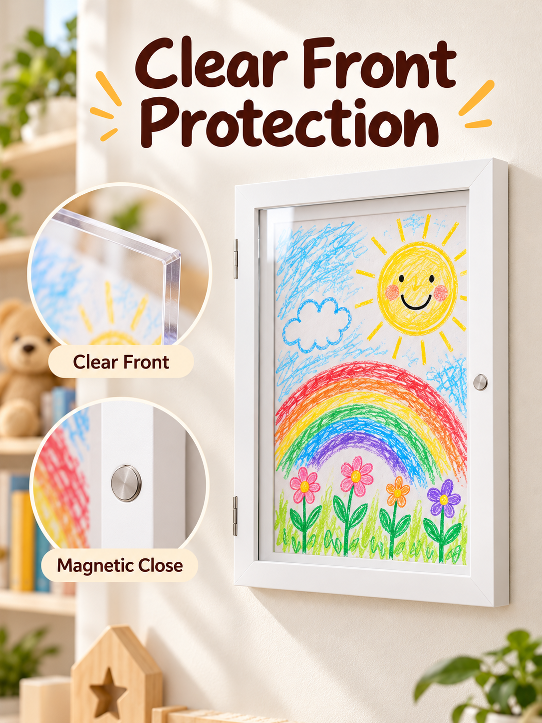 ✨ Kids Artwork Frame – Display & Store Your Child’s Creative Masterpieces