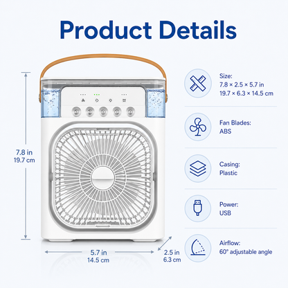 ❄️ 4-in-1 Personal Air Cooler