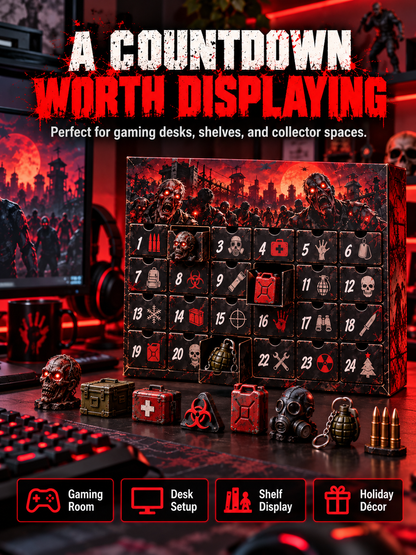 🧟 24-Day Zombie Tactical Collectibles Advent Calendar