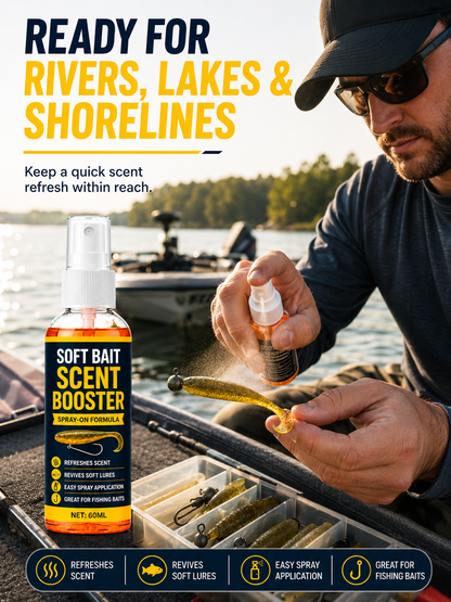 🎣Soft Bait Scent Booster Spray