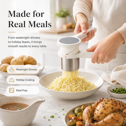 Potato Ricer Masher Ergonomic Twist