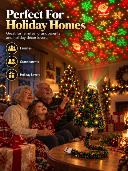 🎄 Cozy Christmas Tree LED Lamp – Festive Holiday Decorative Light