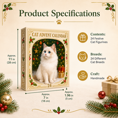 🐱🎄Advent Calendar 2026 Cat Advent Calendar - Giftfor Adults Friends CatOwners and Lovers Christmas Holiday Countdown Gift