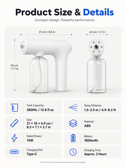 💨Cordless Nano Mist Spray Gun