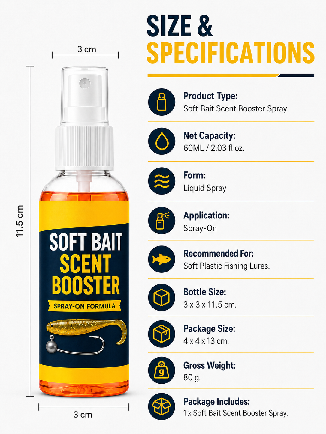 🎣Soft Bait Scent Booster Spray