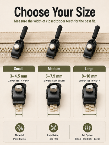 🧵Universal Detachable Zipper Repairer