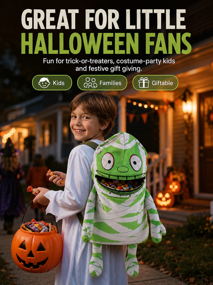 Musical Animated Mummy Children's Halloween Trick or Treat Bag