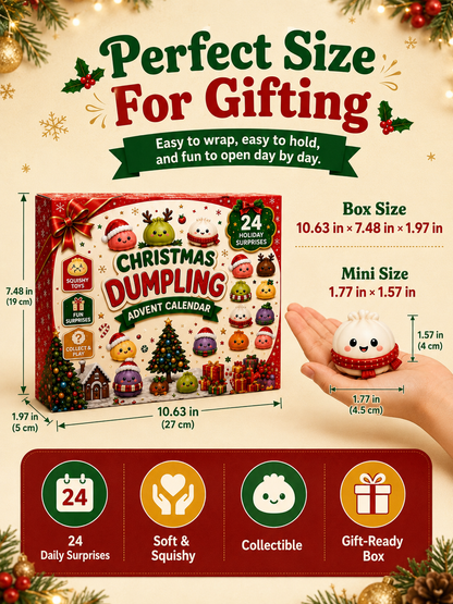 🎁Mini Dumpling Squishy Advent Calendar