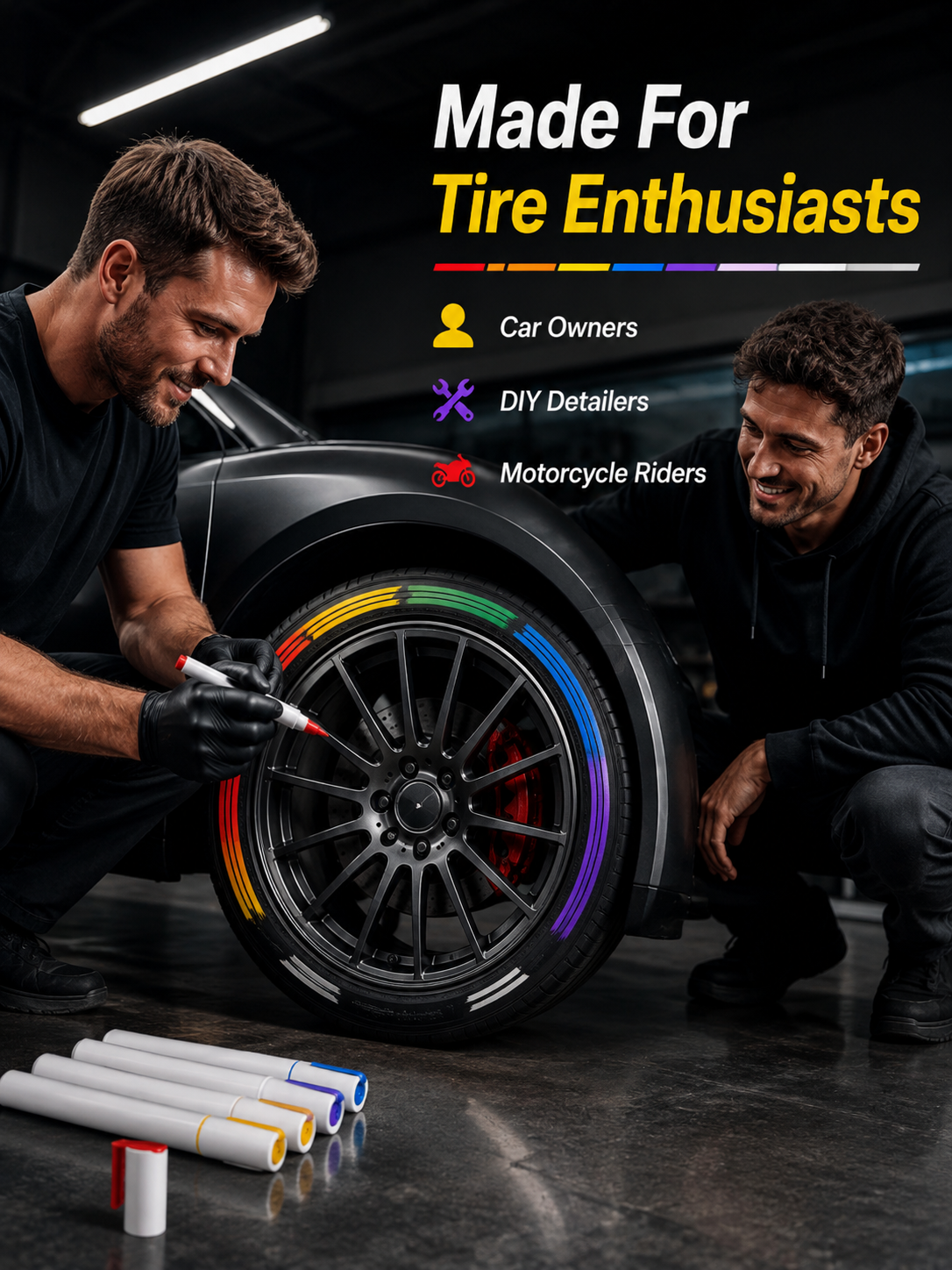 🔥🚗Oil-Based Waterproof Tire Paint Marker