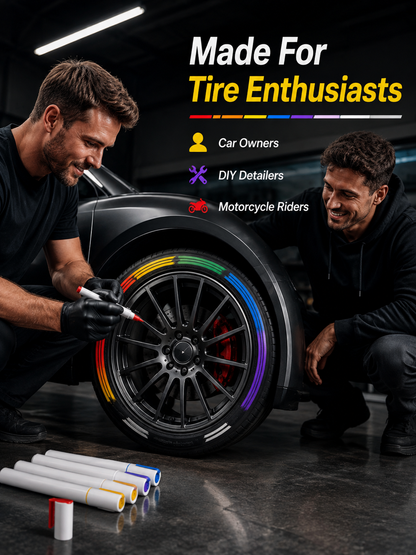 🔥🚗Oil-Based Waterproof Tire Paint Marker