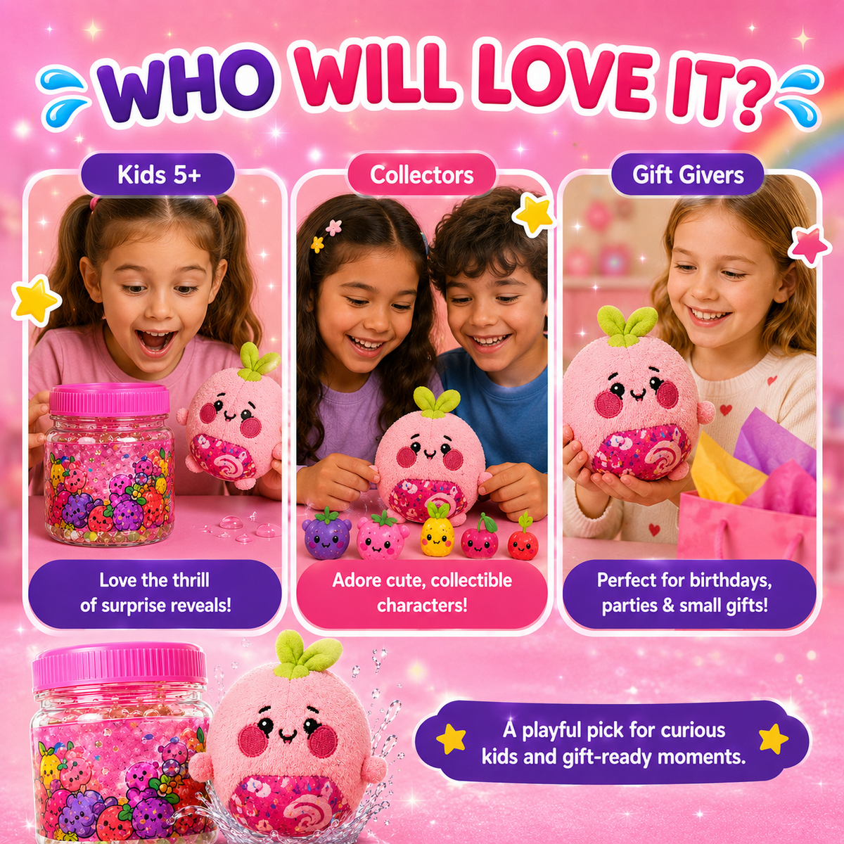 🎁 Magic Surprise Plush Jar 2026 – Cute Hidden Collectible Toy Gift For Kids