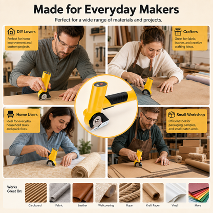 ⚡ Cordless Electric Scissors | Powerful Rotary Cutter for Cardboard, Fabric & DIY
