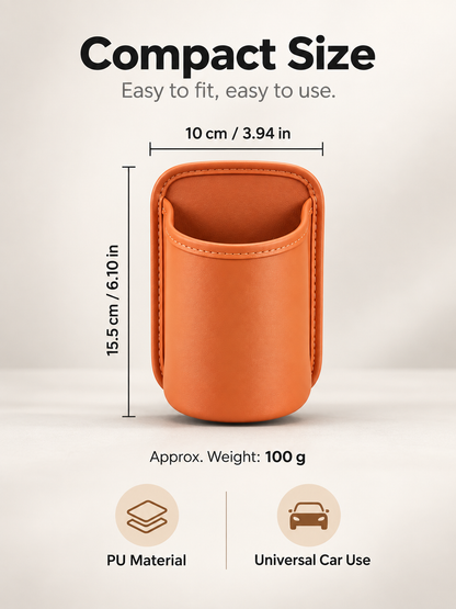 🚗 Clip-On Car Cup Holder & Organizer – No-Drill Multipurpose Vehicle Storage Box