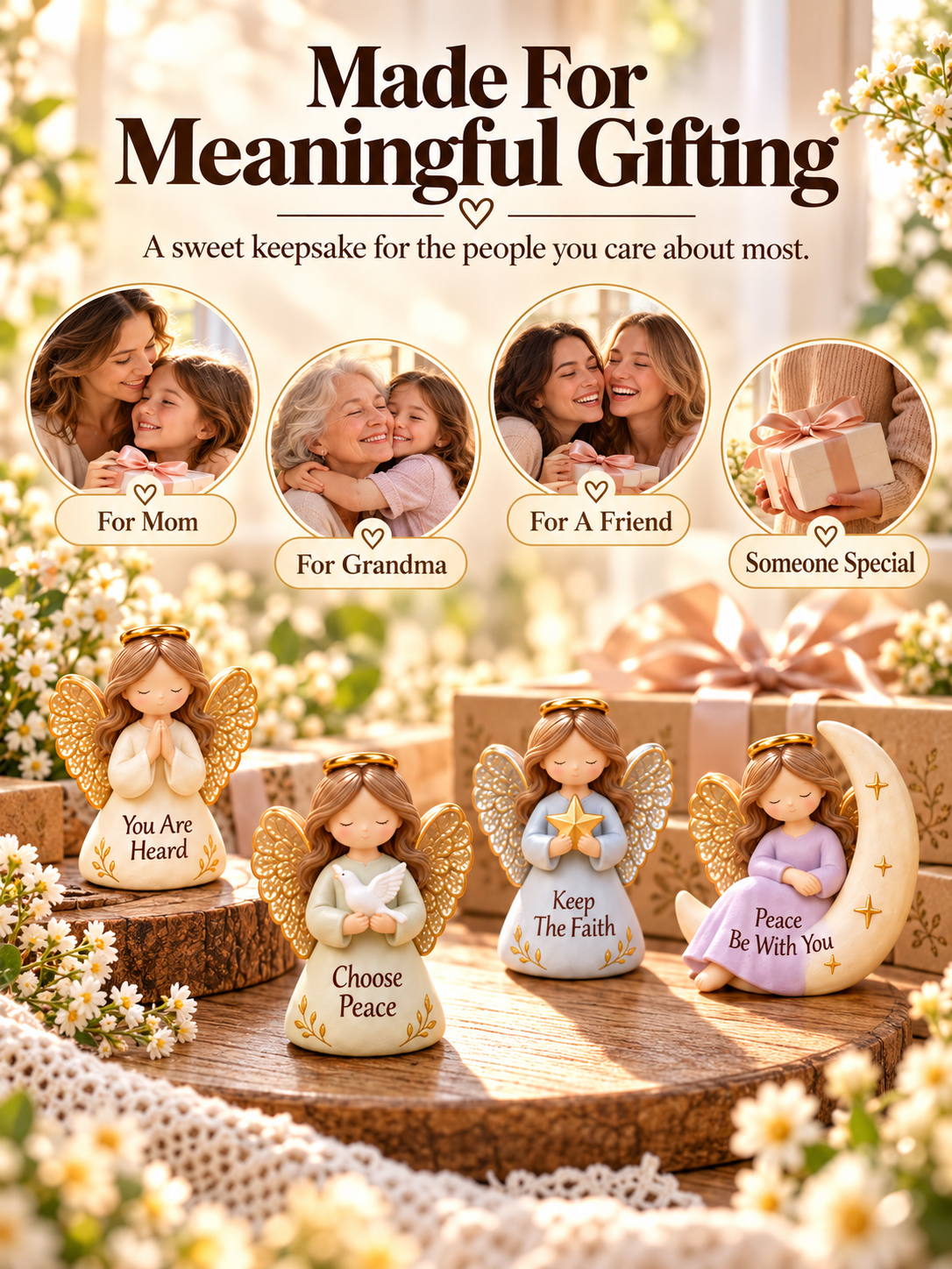 👼💕12 Pocket Guardian Angels – 🎁Little Blessing Keepsake Gifts