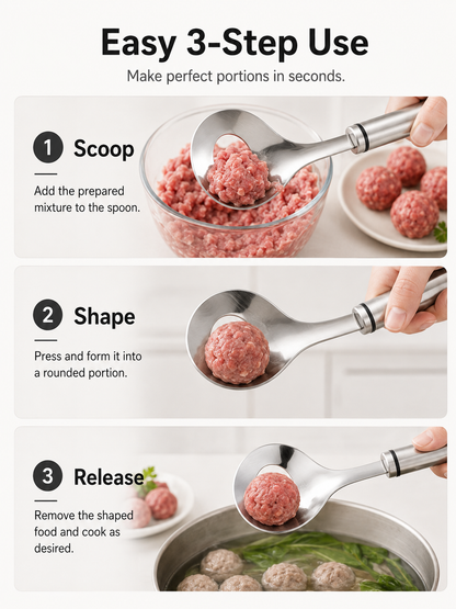 🍝Stainless Steel Meatball Maker Spoon